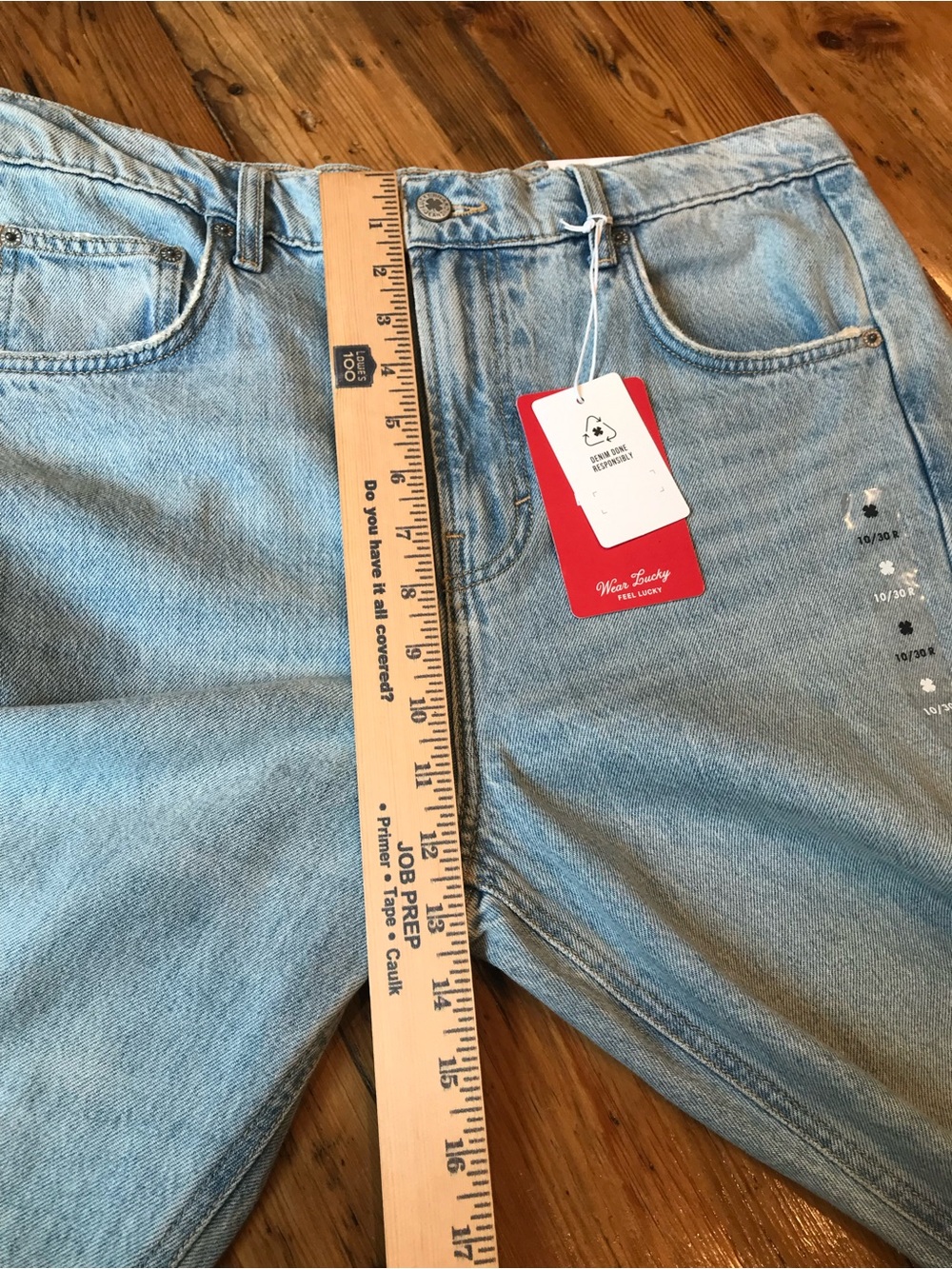 Lucky Brand Distressed High Rise Barrel-Leg Jeans •        Size 10/30 NWT - Picture 11 of 11